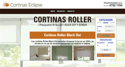 Desktop Screenshot of cortinasrollers.com.ar